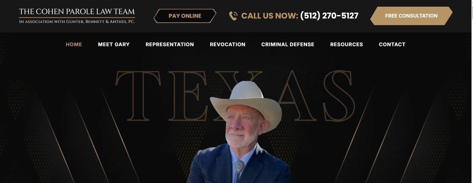 The Cohen Law Firm website