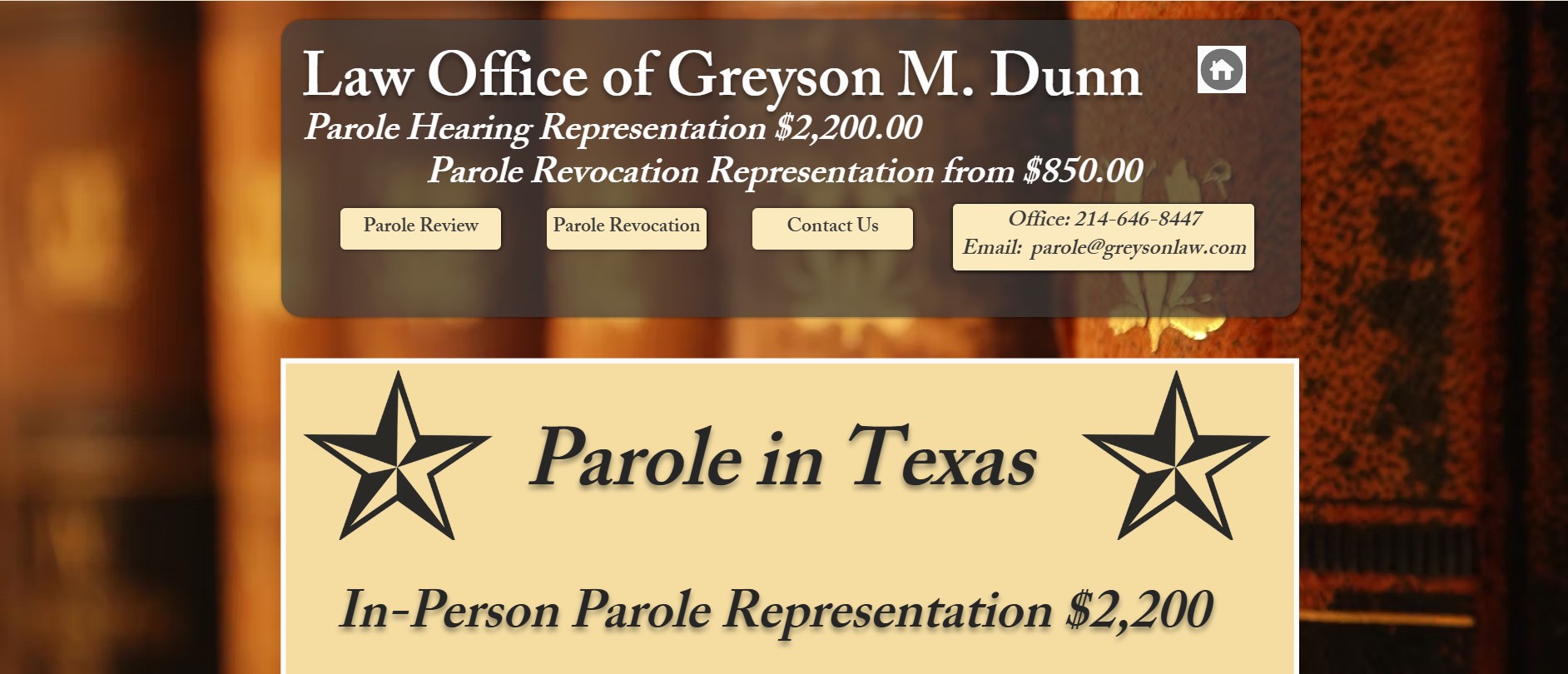 Law Office of Greyson M. Dunn website
