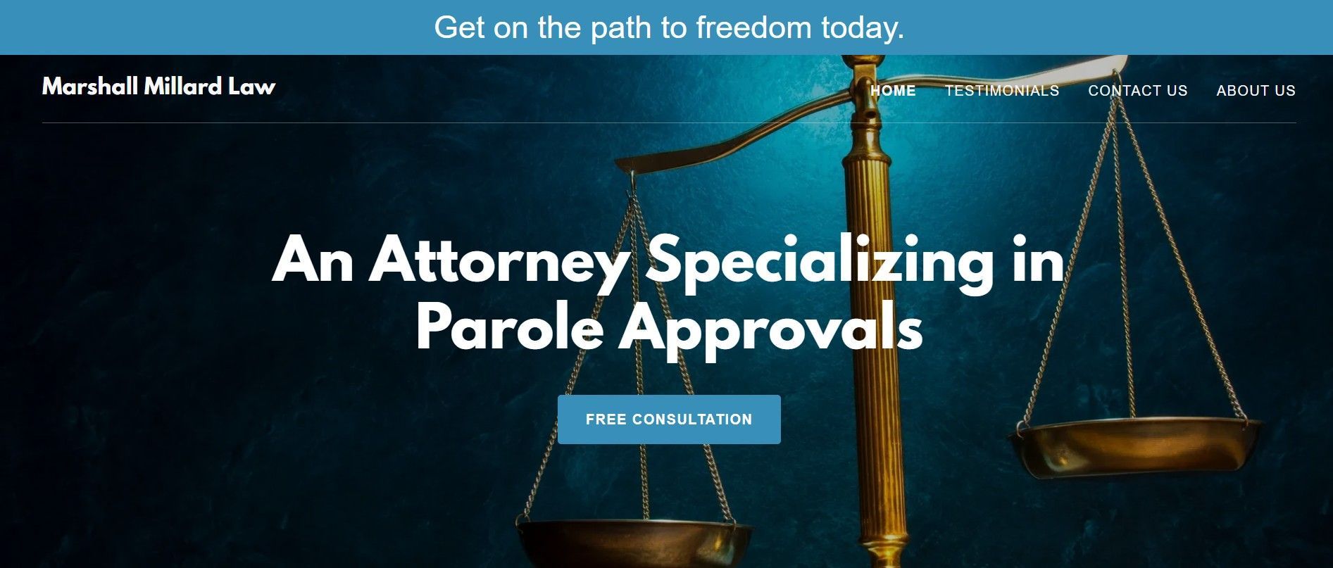 Marshall Millard Law website